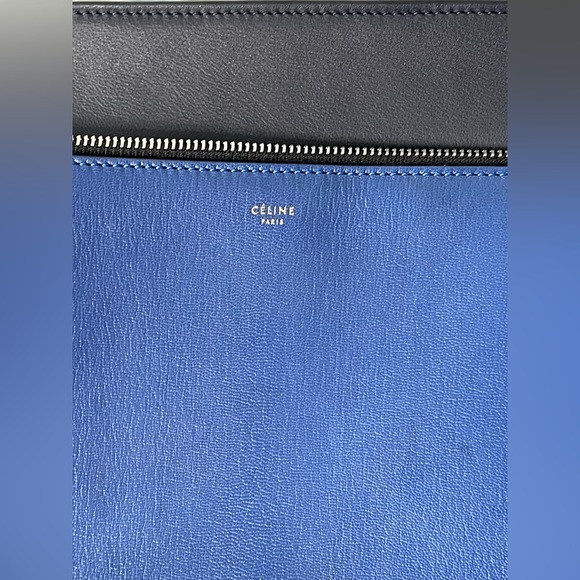 Celine edge medium calf hair leether shoulder bag - Picture 11 of 17